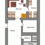 plan of the Dormouse house in Slovenia